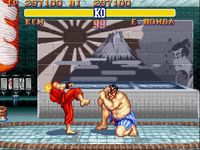 une photo d'Ã©cran de Street Fighter 2 - The World Warrior sur Nintendo Super Nes